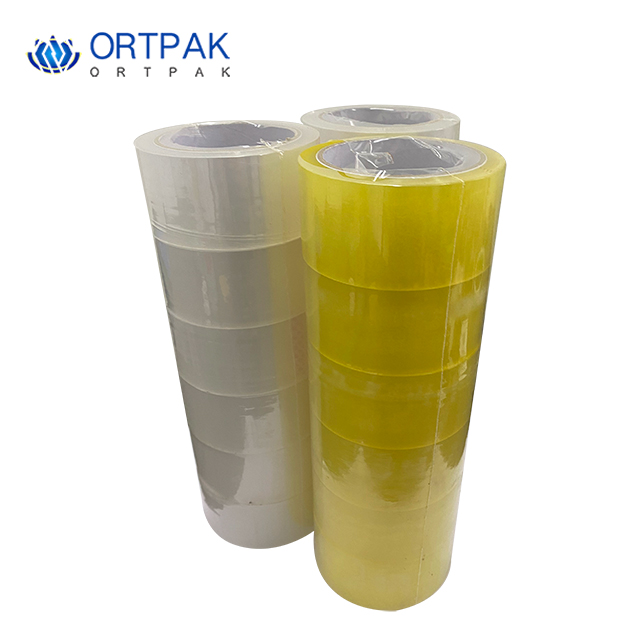 Ruban d'emballage transparent à haute adhérence, adapté à l'industrie / entreposage / bureau / emballage à domicile