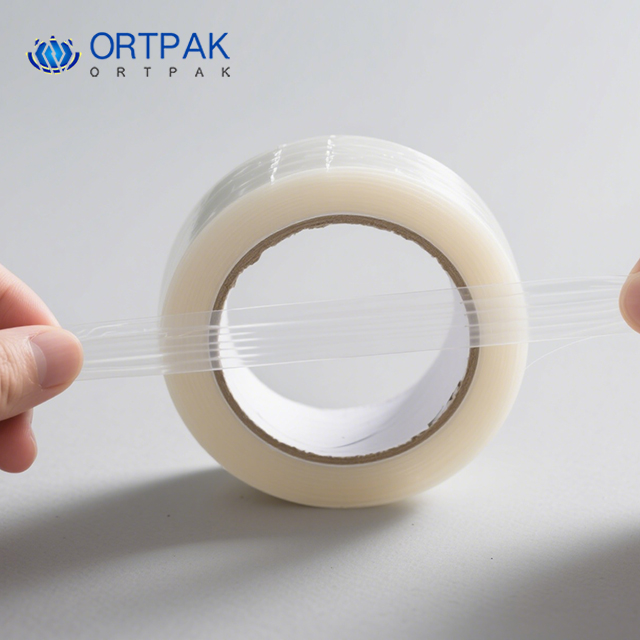 Ruban d'emballage transparent à haute adhérence, adapté à l'industrie / entreposage / bureau / emballage à domicile