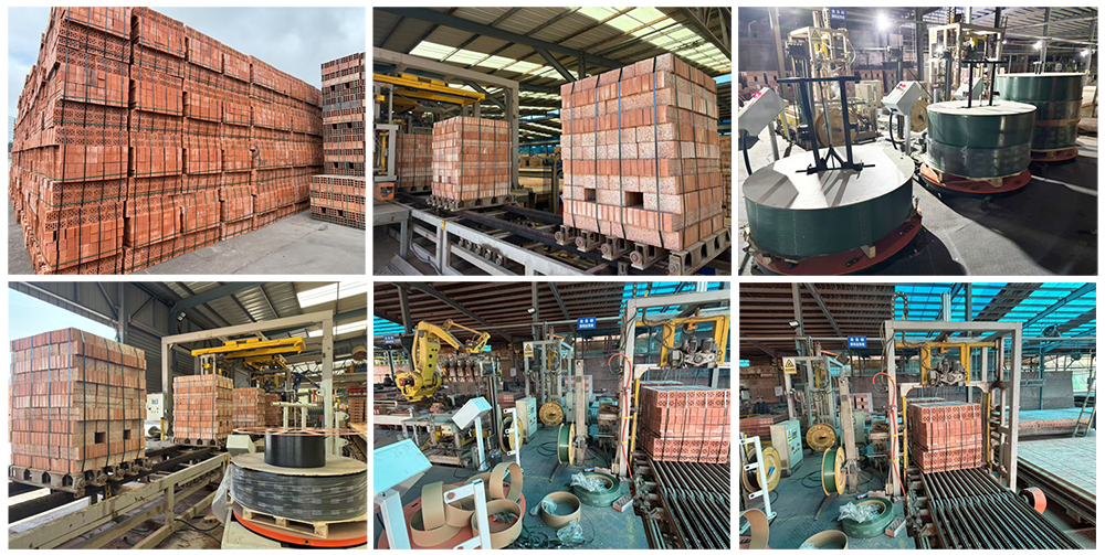 Broupement d'animaux dans les usines de briques