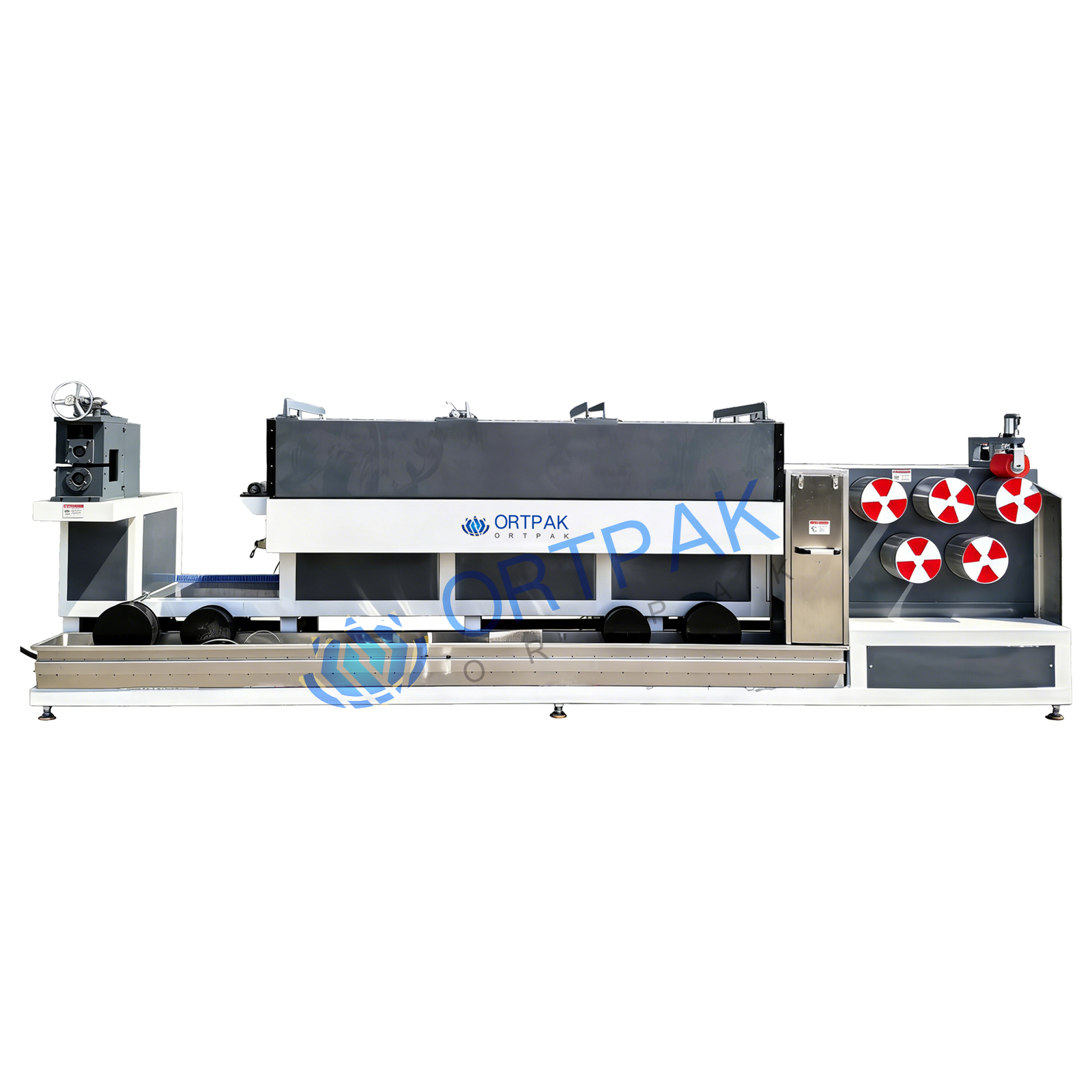 Ligne de production innovante pour animaux de compagnie pour la cr&eacute;ation automatique de sangles d'isolation