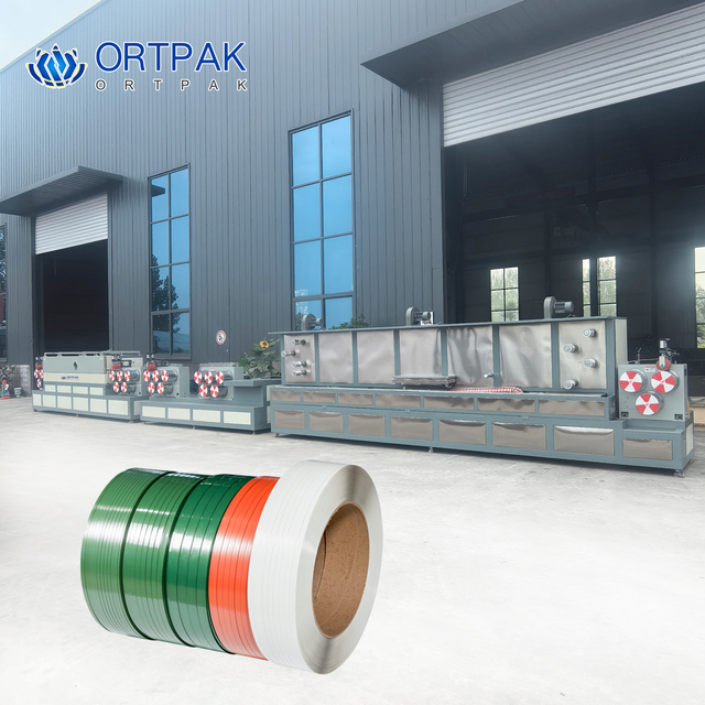 Ligne de production de bandes de cerclage en plastique PP pour animaux de compagnie/ligne d'extrusion/sangle d'emballage pour animaux de compagnie faisant la machine